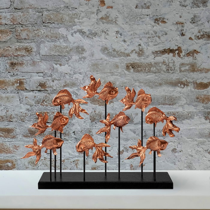 Aberto Design GOLDFISH 2 Objeto Decorativo de Cobre Aberto Design GOLDFISH 2 Objeto Decorativo de Cobre